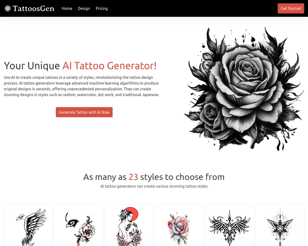 AI tattoos generator