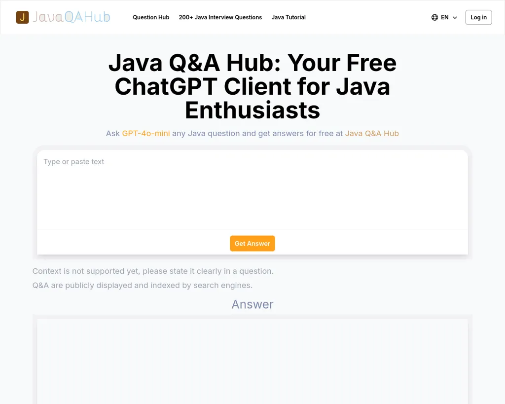 Java Q&A Hub